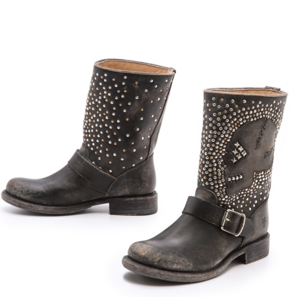 Frye Shoes - 👀🔍ISO🔎FRYE Jenna Stud Skull boots 8.5 or 9